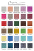 Color Card of Summer linen dress with a V-neckline and has no sleeves Sheila from Baltic Linen
